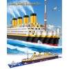 Titanic Micro Mini Building Blocks Set, 1860Pcs Titanic Toy Ship
