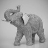 Naturecraft Collection Sparkly Diamante Elephant Figurine Statue NC1151
