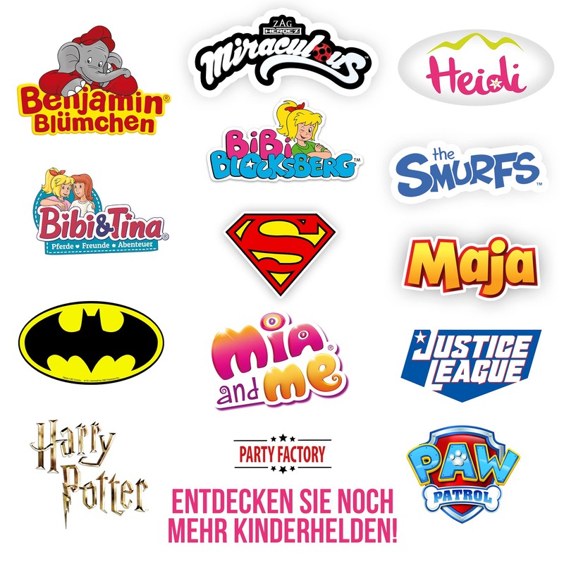 Party Factory Bibi Blocksberg 10 Paper Cups, 250 ml, Colourful,