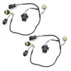 Vkinman 15930264 2Pcs Headlight Wiring Harness Headlight Socket Connector Wire,