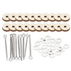 PATIKIL 10mm Doll Joints, 20 Set Removable Cotter Pin Joints