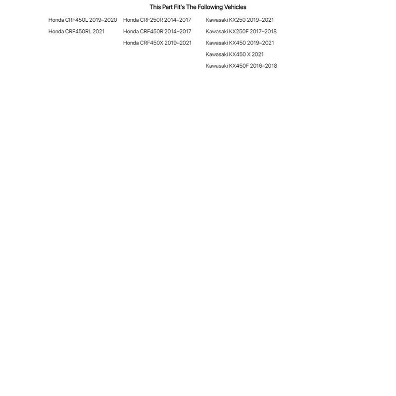 Works Connection Radiator Plug (BLACK) For 13-16 HONDA CRF450R