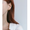 Gold&Deer 14K Goldfield Daily Twisted One-Touch Earrings White Gold /