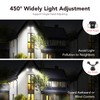 OREiN Motion Sensor Outdoor Security Lights, Dual-Head Adjustable LED Flood