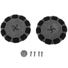 2pcs Omnidirectional Wheel 4in Omni Directional Universal Wheel Industrial Robot