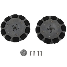 2pcs Omnidirectional Wheel 4in Omni Directional Universal Wheel Industrial Robot Parts
