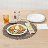Restaurantware Compostable Paper Plates 100 Pack of 8.8 Inch Disposable