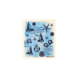 More Joy - Swedish dish dish cloth - Swedish dish dish dish cloths/sponges - eco - (navy).