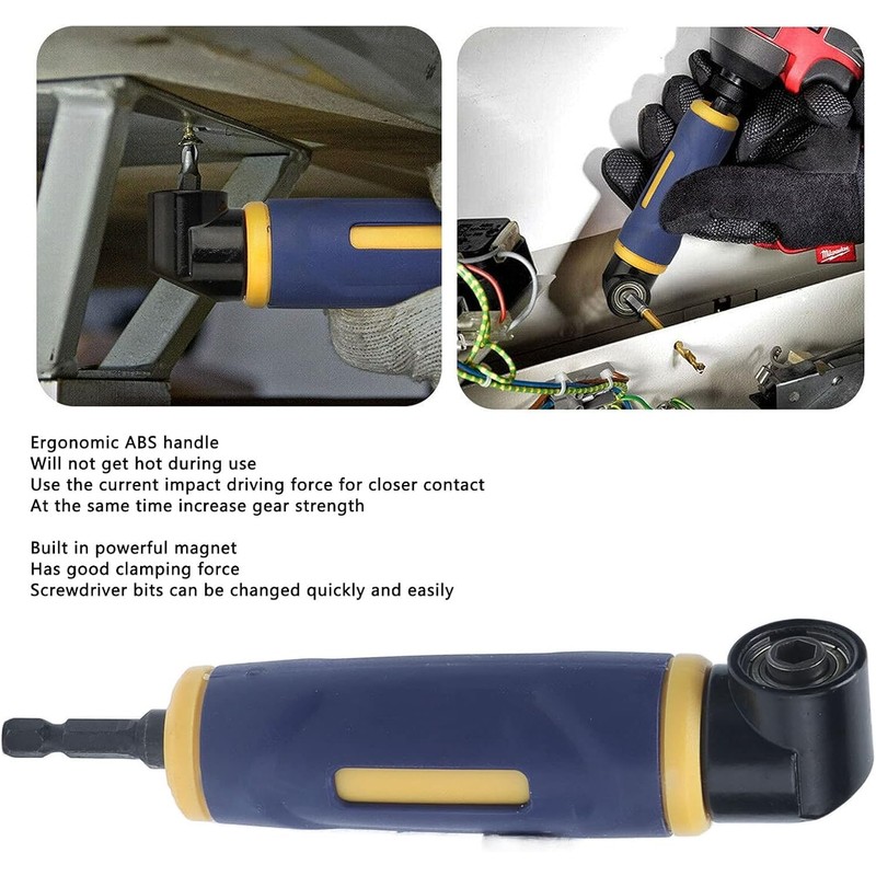 90 Degree Drill Adapter, 90 Degree Angle Drill Attachment Right