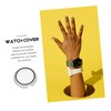 OHPHCALL Delicate Rhinestone Watch Case Compatible Pixel Watch Transparent Pc