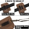 NUTUCH Leather EDC Multitool Sheath | Leather EDC Belt Organizer