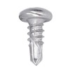 200Pcs Self Drilling Screw Stainless Steel Round Head M4.8x13 Fastener