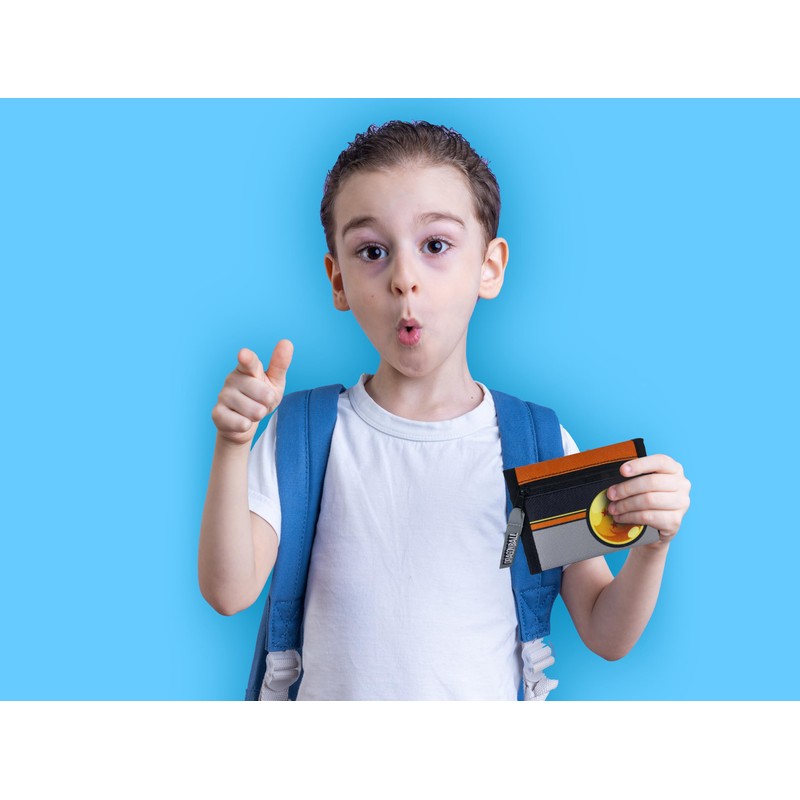 CYPBRANDS Unisex Kids Dragon Ball Billetera-Goku Wallet Orange
