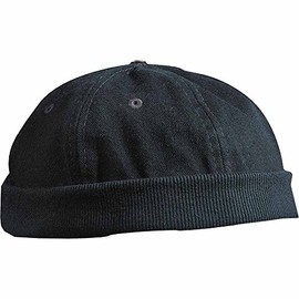 Myrtle Beach Seemannsmütze, schwere gebürstete Baumwolle, MB022 (Schwarz)