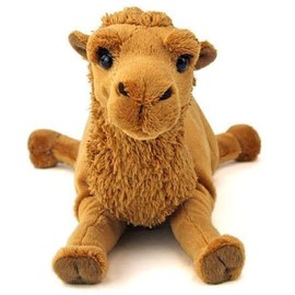 Carolata Futako Camel Plush Animal (Nesoberi Series) 5.5 x 5.1 x 10.6 inches (14 x 13 x 27 cm)