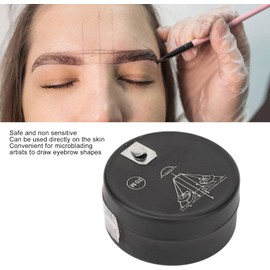 ZJchao Cuerda de Mapeo de Cejas, 65.6 Pies Cadena De Mapeo Pre Entintada De Medición De Cejas Maquillaje Salón Belleza Profesional Hilo Mapeo Cejas Tinta para Permanente y Suministros