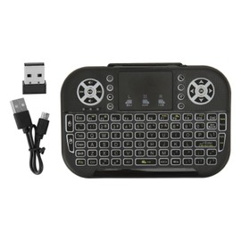 2.4GHz Mini Wireless Bluetooth Keyboard with Touchpad Backlit Portable Keyboard Remote Control for Laptop PC TV Box