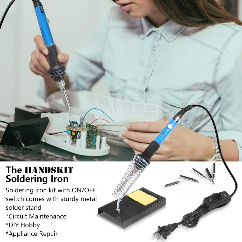Soldering Iron, Soldering Iron Kit Electronics, 60W Adjustable Temperature Welding