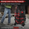 Heavy Duty Tool Box Dolly Compatible with Mil.Waukee Packout Toolboxes,
