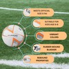 Precision Unisex-Youth 290 Fusion Lite Football, White/Orange, 290gms