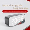 Alarm Clock Radio Portable Dimmer Control Dual Alarm FM Alarm
