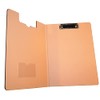 Clipboard a4 Bi-Fold Binder Folder File Case Leather Clip File