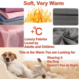 HuaLiSiJi Dog Hoodies Dog Sweatshirt Cotton Dog Soft Jumper, Warm and Lightweight, with a Soft Texture, Easy to Wear and Bright Colors (Grey, Medium)