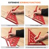 Speed Square, Preciva 7inch/180mm Set Square, Triangle Ruler with 14