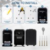 Key Lock Box for Outside, Keybox,Wall Mounted Key Safe Box,