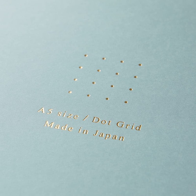 Midori 15340006 Paper Pad, Color, Dot Squared, Blue, A5