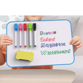 ALL SUMMER Small Whiteboard, Dry Erase Board with Markers, Small Dry Erase Board for Stu...