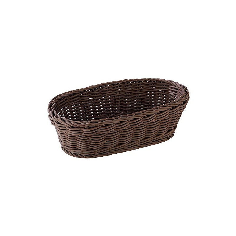 APS Professional Line Oval Baguette Basket, Wicker Basket Made of
