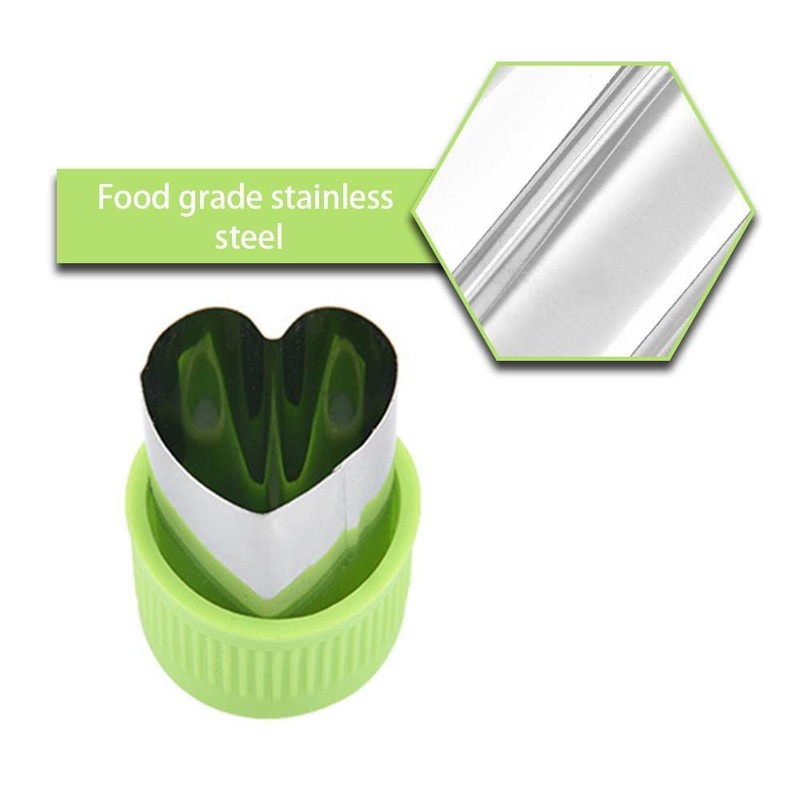 Vegetable Fruit Cutter Stainless Steel Food Mini Pie Cookie Stamps