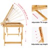 Drawing Table Nnewvante Laptop Desk Adjustable Drafting Desk Foldable Bamboo