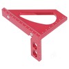 Layout Miter Gauge Aluminium Alloy 45 90 Degree Measuring Scribing