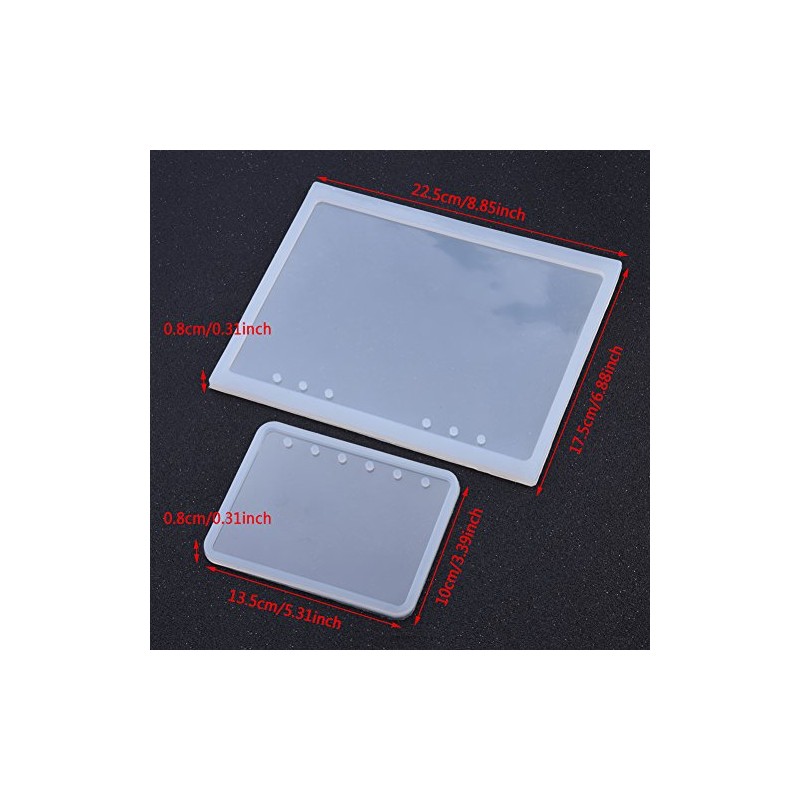 Molde para Cubierta de Bloc de Notas, 2 Unids/Set A5