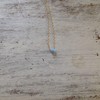 Gold anklet Opal Anklet Blue Opal Ankle Bracelet