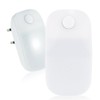 Electraline 58316 LED Night Light with On/Off Switch - White