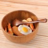STOBAZA 2 Set Wooden Bowl and Spoon Set Tableware for
