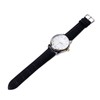 Men Quartz Watch Double Calendar Accurate Time PU Leather Strap