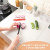 Hoolerry Large Tempered Glass Cutting Board for Kitchen Clear Cutting