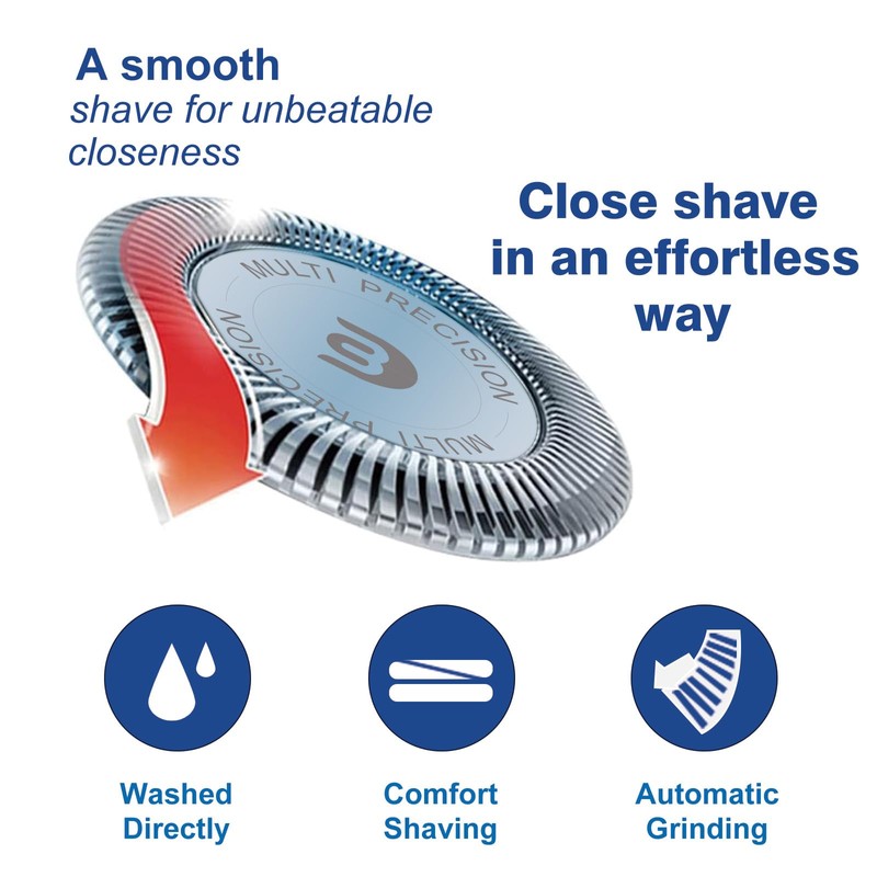SH30 Replacement Heads Compatible with Shaver Series 3000, 2000, 1000