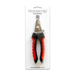 Masterclip Pet Nail Clippers with Protective Guard | Available in Large and Small suitable for Dogs and Cats (Large Clippers)