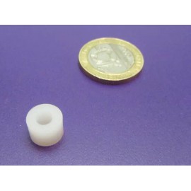 Unbranded Nylon 66 Spacer, Natural, NO.8 Screw, 3/8" OD x .171" ID x 5/16" Lg., 100 pc