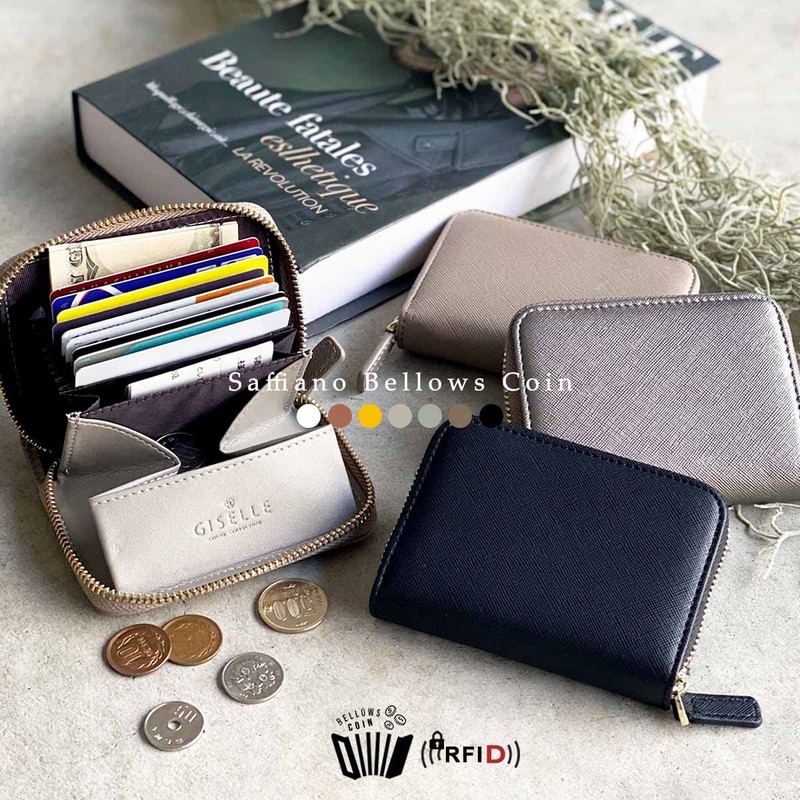 Giselle Wallet Mini Wallet, Card Case, Prevents Bills from Breaking,
