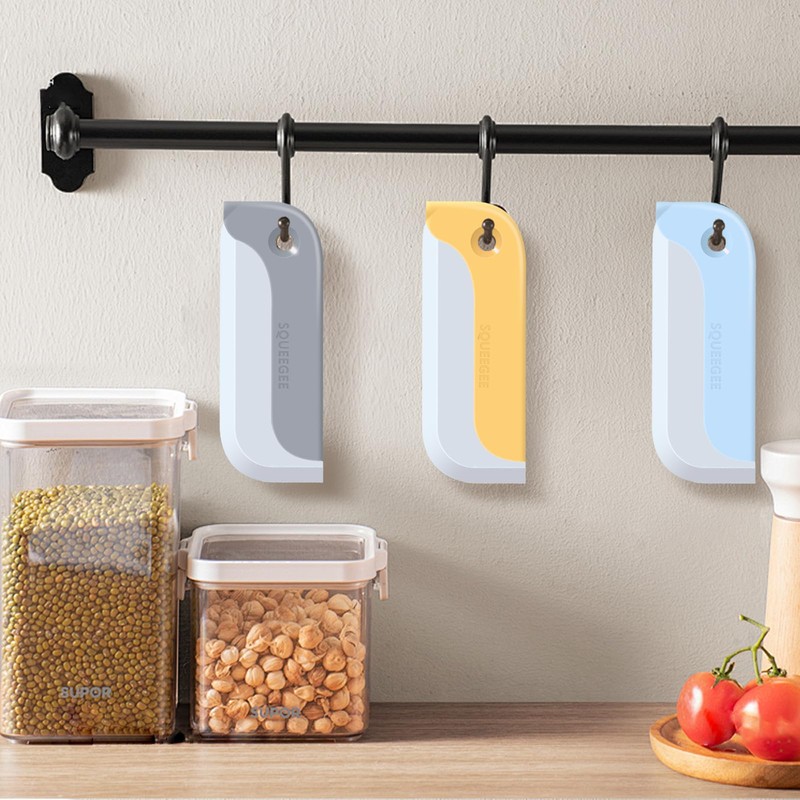 Chaoowr Small Squeegee, Flexible Rubber Car Window Squeegee, Mini Squeegee