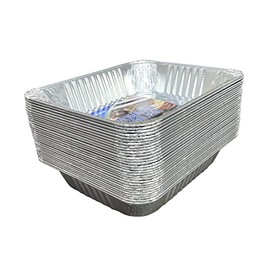 Aluminum Pans 9x13 Disposable Foil Pans (10 Pack) Half Size Deep Steam Table Pans Extra Thick for Baking, Cooking, Roasting, Heating, Serving & Lining Steam-Table Trays