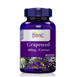 (3 Pack) Esmond Natural: Grapeseed Extract (Helps Maintain Antioxidant Health), GMP, Natural Product Assn Certified, Made in USA - 400mg, 180 Capsules