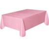 QQOUTLET Pack of 4: Disposable Plastic Tablecloths/Table Covers, 54 x