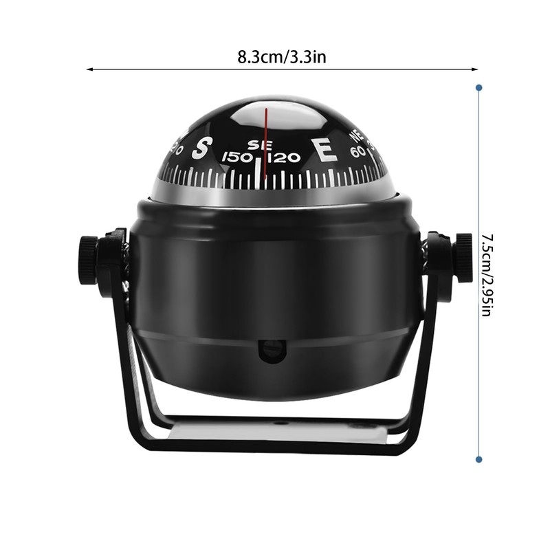Ongwan NATRUSS Compass Navigation Mini Size Car Marine Spherical Compass